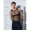 Supawear Mesh Monotone Tank Black (T9982)