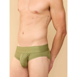 Supawear Ribbed Brief Underwear Green (T11209)