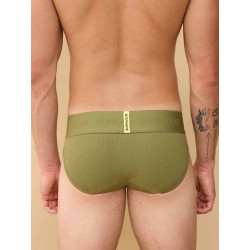 Supawear Ribbed Brief Underwear Green (T11209)