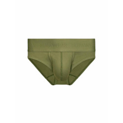 Supawear Ribbed Brief Underwear Green (T11209)