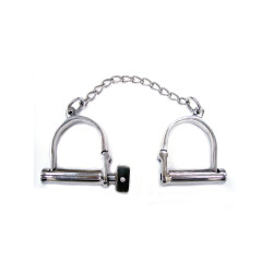 Rouge Stainless Steel Wrist Shackles (T11497)