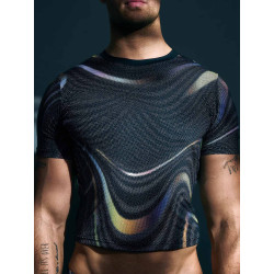 Supawear Printed Pride Crop T-Shirt Rainbow (T11221)