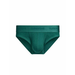 Supawear Ribbed Brief Underwear Emerald (T14444)