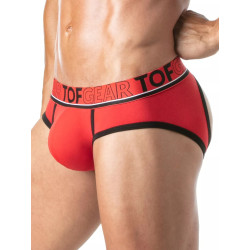 ToF Paris Champion Backless Brief Underwear Red (T12004)