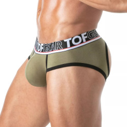 ToF Paris Champion Backless Brief Underwear Khaki (T12005)