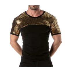 TOF Paris Glitter T-Shirt Gold (T11917)