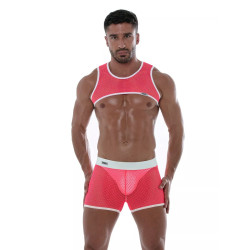 ToF Paris Neon Mesh Shorts Pink (T11935)