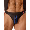 Colt Leather Zip Jock - Blue (T0022)