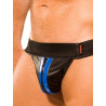 Colt Leather Zip Jock - Blue (T0022)