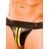 Colt Leather Zip Jock - Yellow (T0024)