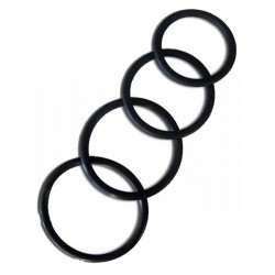 Thin Rubber Cockring 4-Ring-Set 40/45/50/55 mm (T0061U)