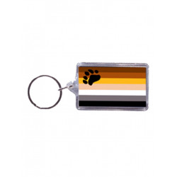 Bear Flag Key Ring (T5145)