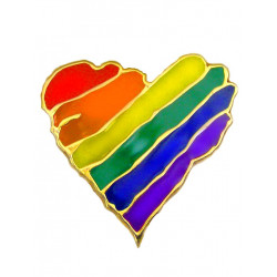 Pin Rainbow Heart (T5214)